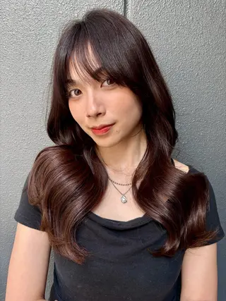 セミロング 佐藤 優成のヘアスタイル