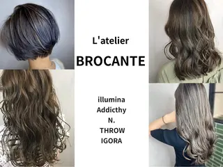カラー L’atelier BROCANTE （ラトリエ　ブロカント）所属・BROCANTE立川 karasawa.nのヘアスタイル