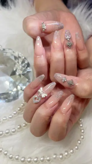 ロング vesper あかりのネイルデザイン