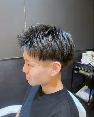 ショート パーマ メンズ Smile hair浦和本店所属・🌟夜から通える🌟 メンズ専門店長RENのヘアスタイル