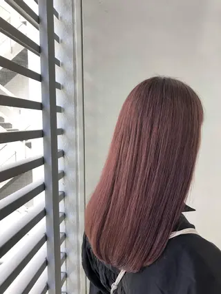 セミロング カラー 荒木 康太のヘアスタイル