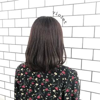 ミディアム カラー お洒落パーマ/ 艶カラー/michiのヘアスタイル