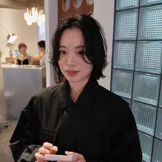 ショート パーマ 東山 涼嘉のヘアスタイル