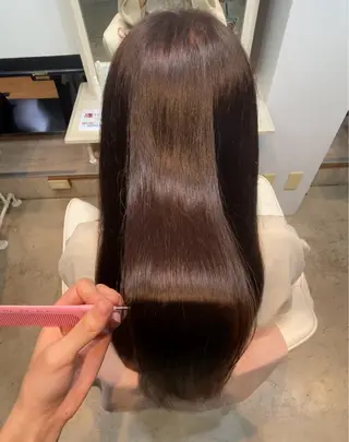 ロング ツヤ感カラー🎀 本美冴のヘアスタイル