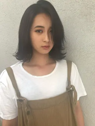 ミディアム カラー IVORY.所属・🟩白髪ぼかし/ボブ /ショートヘア/大司のヘアスタイル