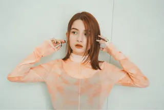 ミディアム カラー opus 店長大和 レイヤー/赤み消しのヘアスタイル