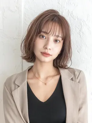 ミディアム ete by LILIA.のヘアスタイル