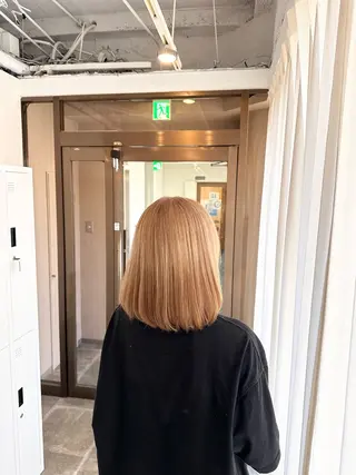 ミディアム カラー ヘアアレンジ cecil hair 難波店所属・髪質改善透明感カラー /SHOGO☀️のヘアスタイル