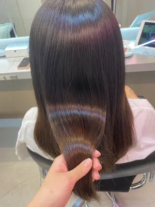 ロング 岡野 静華のヘアスタイル