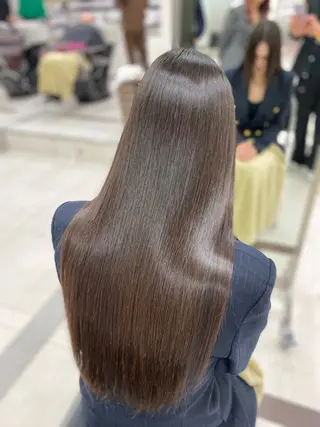 セミロング カラー パーマ ノンダメージサロンBonheur銀座並木通り店所属・ULTOWA/銀座 ERIのヘアスタイル