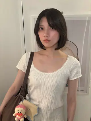 ショート riria/ボブ /ブラウンカラー🎀のヘアスタイル