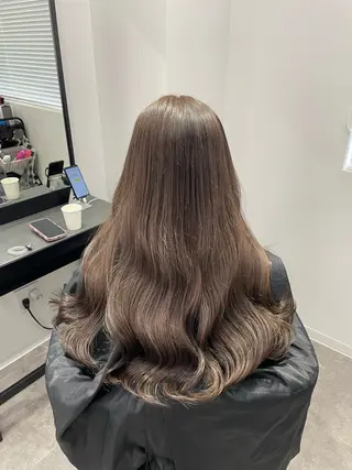 ロング カラー 🎀暖色/ラベンダー /paru🤍のヘアスタイル