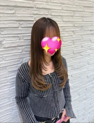 ロング 八代 諒のヘアスタイル