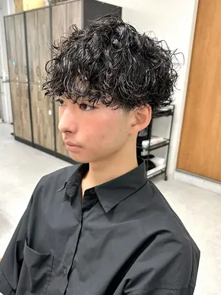 ショート パーマ メンズ メンズ似合わせ🪞 副店長 kotoriのヘアスタイル