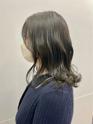 ミディアム カラー ダブルカラー🦖 /髪質改善⚡️しおりのヘアスタイル