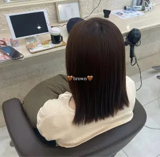 カラー 原田 雪花凜のヘアスタイル