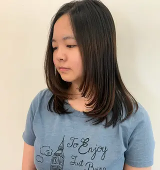 ミディアム ROMMY.所属・ナギサ/本厚木/ ボブ/ミディアム🤍のヘアスタイル