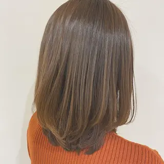 ミディアム 髪質改善/イルミナ/ 城崎のヘアスタイル