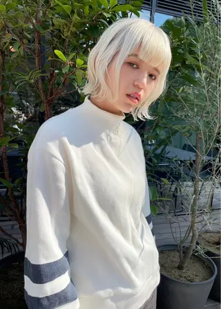 ショート カラー ミユル/ 盛れるエクステ🎀✨のヘアスタイル