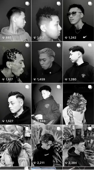 メンズ JBJ BARBER SHOP所属・松本 亮太のヘアスタイル