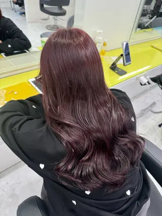 ロング カラー ダメージレスハイ トーン💖kanonのヘアスタイル