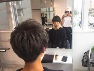 カラー メンズ BABY 艶髪暗髪ヘア💖達人のヘアスタイル