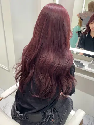 ロング カラー ParveMix🎀 稲垣詞葉のヘアスタイル