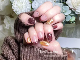 ネイル E.N🦋 長さ出し/持ち込みのネイルデザイン