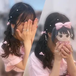 ヘアアレンジ 秋葉原コットン所属・ヘアセット 🤍AIRA🤍のヘアスタイル