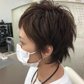 ショート 鶴田 風雅のヘアスタイル