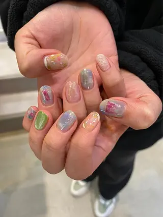 ネイル 草加ニュアンスネイル 🌚hersのネイルデザイン