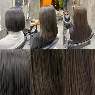 カラー Ms.CHARM所属・透明感カラー🌿 グレージュ🐺陽介のヘアスタイル