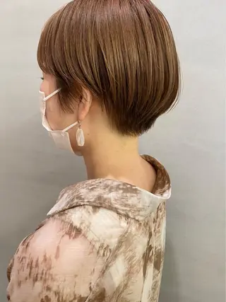 ショート カラー ヘアアレンジ 、 、のヘアスタイル