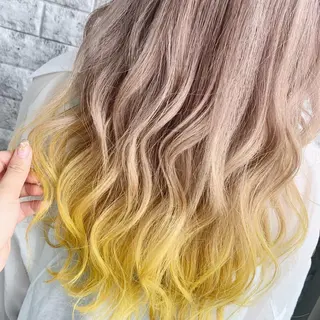 ロング カラー ヘアアレンジ 新宿color🐝 AYAKA🌈💖のヘアスタイル