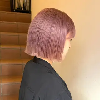 ショート カラー ミルクティーベージュ 🩰🤎miharuのヘアスタイル