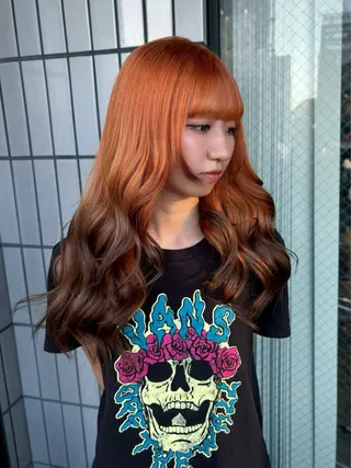 ミディアム カラー 💫miyu💫デザ インカラー/アレンジのヘアスタイル