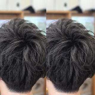 ミディアム カラー 🫧‪縮毛矯正 かとうよしき🫧のヘアスタイル