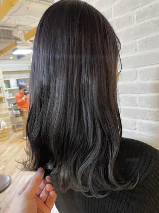 ミディアム カラー hair salon Ranun髪質改善のヘアスタイル