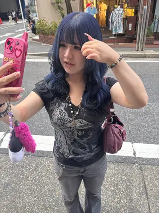 ロング 🫧 栄ハイトーン Yasuyo🫧のヘアスタイル