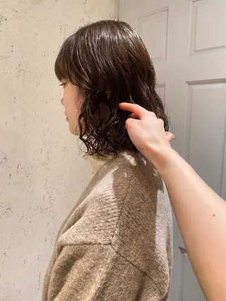 ミディアム カラー パーマ mai / linoah˚✧のヘアスタイル
