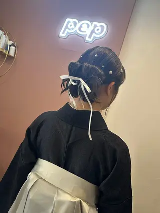 ロング ヘアアレンジ pep所属・pep natsumiのヘアスタイル