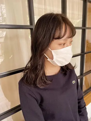 ミディアム COMILE 🌼 SUZUKAのヘアスタイル