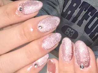 ネイル ki🍒🍒 ki ツルツルネイルのネイルデザイン