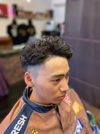 パーマ BARBER SHOP RICH所属・【メンズパーマ】 山下勝勲のヘアスタイル