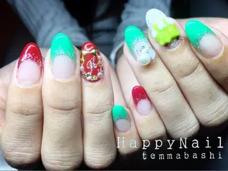 ショート ミディアム セミロング ネイル Happy Nailのネイルデザイン
