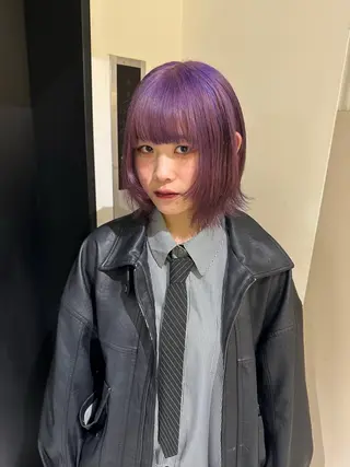 ショート カラー Maria 梅田/デザインカラーのヘアスタイル