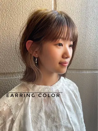 ミディアム 平 一裕のヘアスタイル