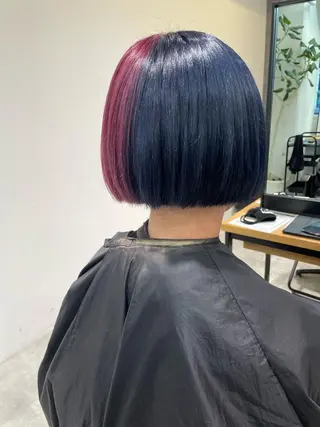 ショート カラー 田中大星 /ボブ 縮毛矯正のヘアスタイル