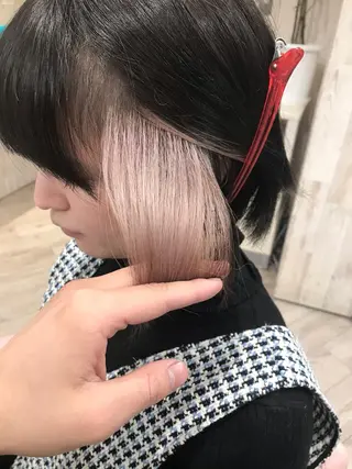 ショート カラー 高島大登/顔周り /レイヤーカットのヘアスタイル