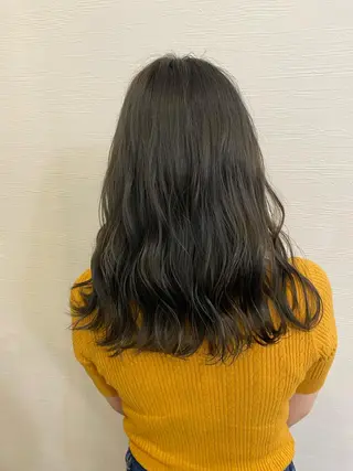 ミディアム カラー パーマ ヘアアレンジ ami by Absolute所属・🐠店長 二田直人🐠のヘアスタイル